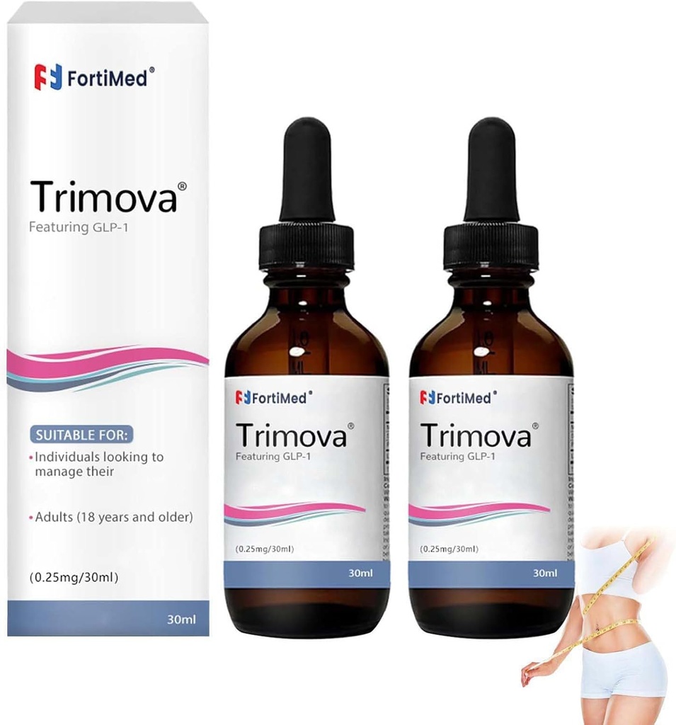 BKX Trimova gouttes, gouttes de vitamine pour les hommes et les femmes, Vitamine naturelle pour les hommes et les femmes (2Pcs)