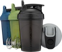 Hydra Cup ProFlow Shaker Bottles | Protein Shaker Cups with Whisk Ball, Leak-Proof Lid, Hidden Carry Handle | BPA-Free Gym Mixer for Protein Powder, Mixing Supplements (4 Pack with Regular Whisk)