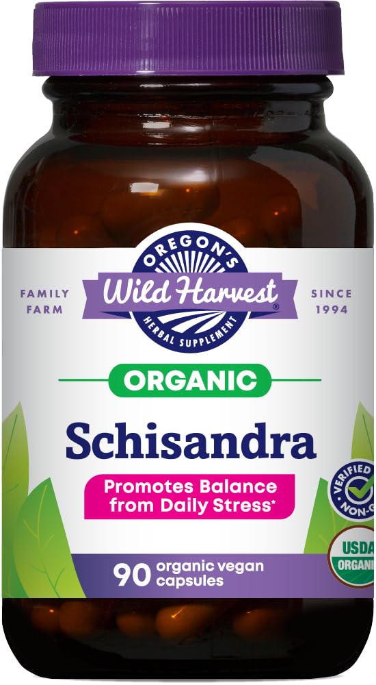 Integratore di erbe organico di Schisandra, 90 conte
