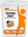 BulkSupplements.com Polvere di estratto di frutta della passione - Polvere di frutto della passione - Gluten Free & No Aggiunto Zucchero, 400mg per porzione, 500g (1.1 lbs) (Pack of 1)