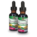Natur Antwort Fenugreek mit Bio-Alkohol 2000mg 1oz Extrakt | Female Reproductive & Lactation Support | Natural Menopause Aid | Glutenfrei, Non-GMO, Vegan | 2 Pack