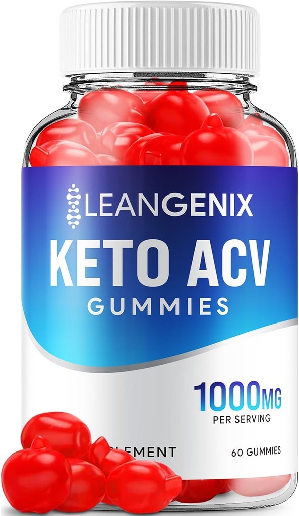 LeanGenix Keto ACV Gummies - Advanced Formula LeanGenix Keto Plus gestione del peso ACV Gummies Aceto di Mela Sidro LeanGenix ACV Supplemento dietetico Recensioni Uomo Donne (60 Gummies)