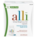Alli Diät Gewichtsverlust Ergänzung Pillen, Orlistat 60mg Kapseln Starter Pack, Nicht verschreibungspflichtige Gewichtsverlust Hilfe, 60 Graf(Pack von 1)