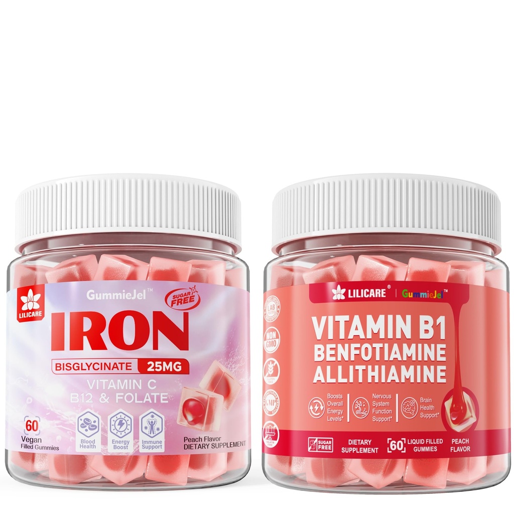 Vegane Eisengummis+Vitamin B1 Gummi