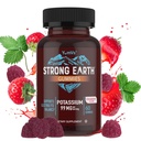 Supplément de potassium YumVs Gummies - Flaveur de fraise - 99 mg (sous forme de citrate de potassium) par portion - Soutiens Électrolyte Balance - Végétarien Kosher Halal Gummes de potassium pur sans gluten (60 Nombre)