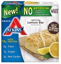 Atkins Snack Light Crispy Lemon Bar, 5 petites barres (paquet de 2)