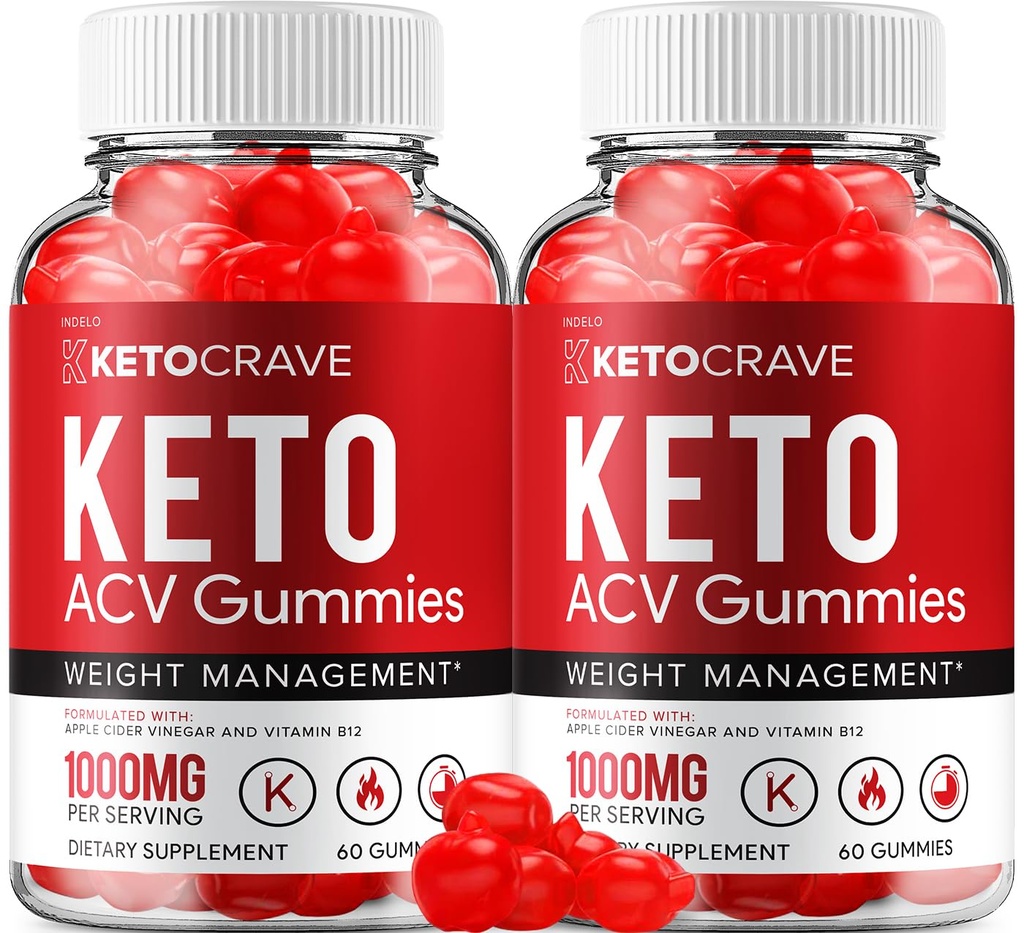 (2 Pack) Crave Keto ACV Gummies - Advanced Formula Crave Keto Plus ACV Weight Management Gummies Apple Cider Vinegar Crave ACV Gummies Integratore alimentare Recensioni Uomo Donne (120 Gummies)