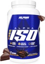 Alpha Supps ISO, Low Carb 100% Whey Protein Isolate Powder, 25 Grammi Per Serving, Aiuta a sostenere la crescita muscolare, Basso zucchero e Gluten Free (Chocolate Cake, 2 lb)