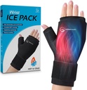 Hand Ice Pack Wrap - Hot and Cold Gel Thumb & Hand Ice Pack Glove für Arthritis Relief | Microwavable & Freezer Safe, Dual Therapy für Carpal Tunnel, Tendonitis, Schwellung, Gezieltes Relief für Hand