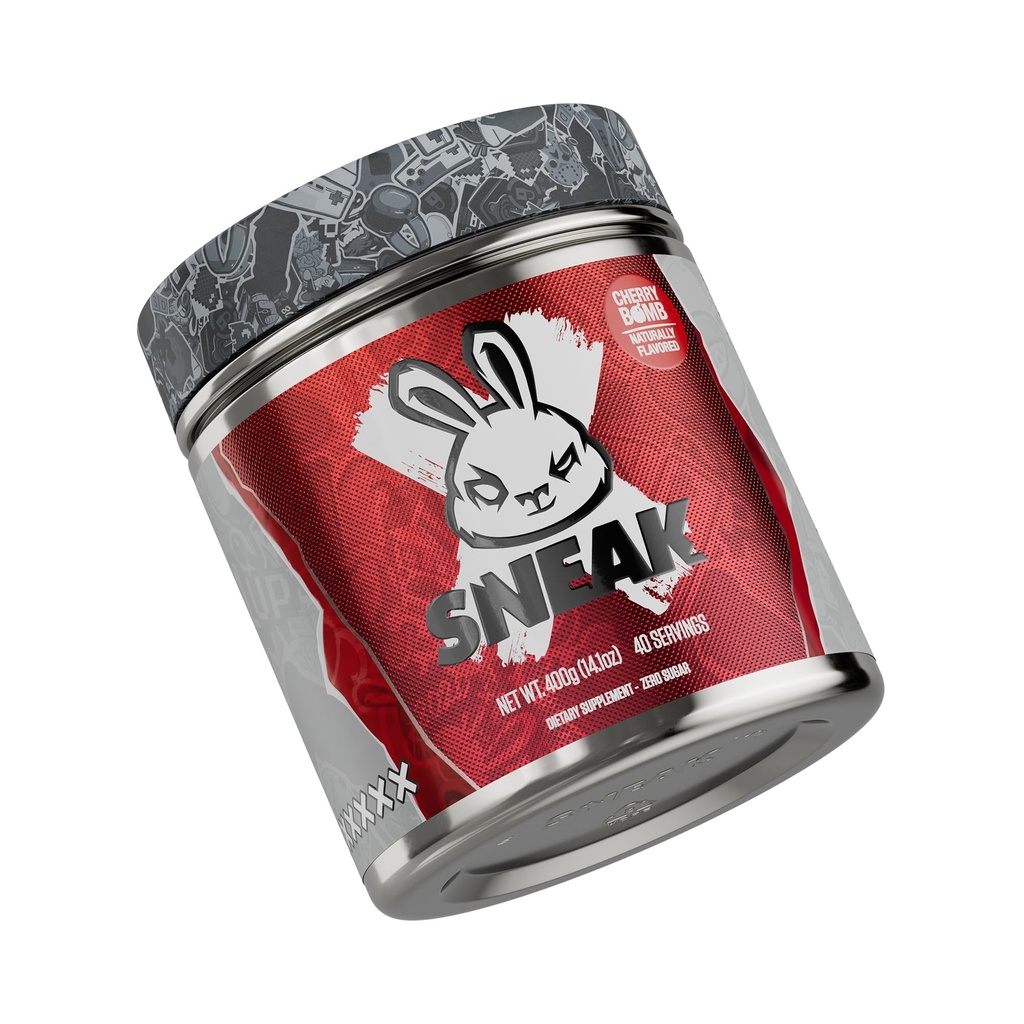 SNEAK Energy Drink Powder | Cherry Bomb | No Sugar. Niente Nasties. Solo caffeina naturale, Focus-Boosting Nootropics | 40 Serve
