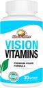 Vision Vitamins Formel mit Lutein, Vitamin A, Taurine, Zink, Turmeric Root und mehr zu unterstützen Vision 30 Count