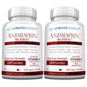 Genehmigte Wissenschaft Anemiaprin - Absorbierbares Eisen, Vitamin C - Gentle On Stomach - 120 Kapseln - 2 Monate Versorgung - Non-GMO, Vegan
