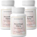 Nourished Mama Prenatal Multi Vitamin - Vegan Multivitamin für Preconception, Pregnancy, Postpartum und Stillunterstützung - Iron-Free mit methyliertem Folate & High Dose Choline - 270 Kapseln