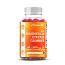 Vitamatic Magnesium Gummies 600mg pro Servierung – 60 Veganzähler für Entspannung, Muskel, Knochen und Energieunterstützung