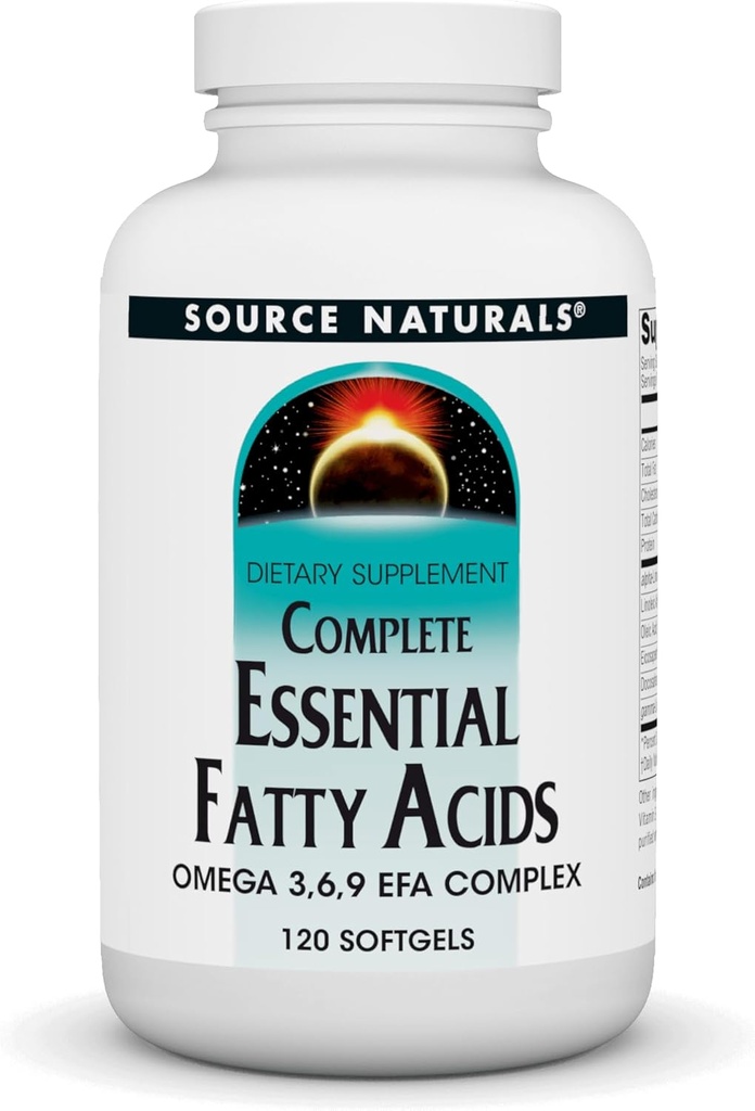Quelle Naturals Complete Essential Fatty Acids, Omega 3,6,9 EFA Complex - 120 Softgels