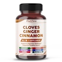 Ultra Cloves mit Ginger & Cinnamon - All-in-1 Ergänzung für Verdauungs- und Mundgesundheitsunterstützung - Made in USA - 150 Kapseln
