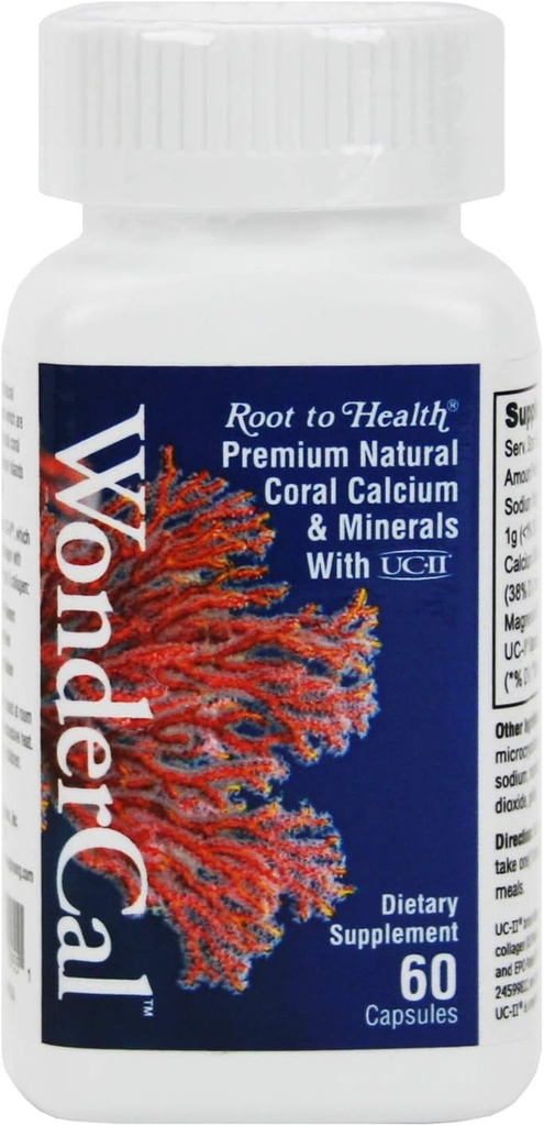 Hsu's Ginseng UGS 2955: WonderCal, 60 comtes Supplément de Calcium de corail