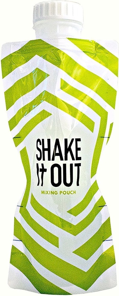 Bouteille de Shaker Collapsible pour Shakes Protein, Suppléments - 12 once réutilisable, recyclable, bouteille de voyage