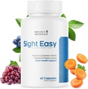 SIGHT EASY - Augen-Vitamine & Mineral-Ergänzungen mit Lutein & Zeaxanthin, Vitamin C, Vitamin E, Zink und Bilberry für gesunde Vision und Augenfunktion Unterstützung - 60 Kapseln, 1 Monat Versorgung