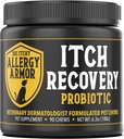 Doc Itchy: Allergy Armor Itch Recovery Probiotic | Dog Chews | Clinical-Strength, Medically Researched | Restore Gut & Skin Health | Efficace per Allergy & Itch | Food Allergy Safe | Vegan | 90 Count