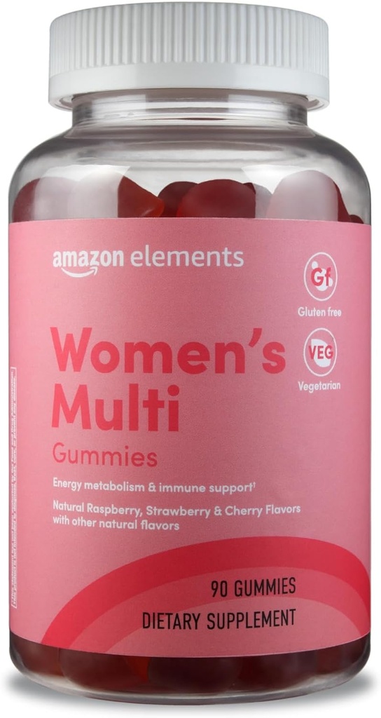 Elementi - Multivitaminici organici delle donne adulte, 90 Gummies (30 porzioni), Vegetariano, Gluten Free (precedentemente Revly)