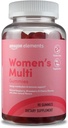 Elementi - Multivitaminici organici delle donne adulte, 90 Gummies (30 porzioni), Vegetariano, Gluten Free (precedentemente Revly)