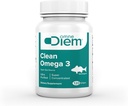 Omne Diem Clean Omega 3 – 1020mg, 120 Softgel Kapseln – Fischöl Nahrungsergänzung mit Omega-3 Fettsäuren: EPA & DHA