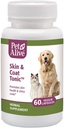 PetAlive Skin and Coat Tonic - Tutto naturale supplemento di erbe per la salute della pelle del gatto e del cane e lucida, cappotti lucidi - 60 cappucci di verdure