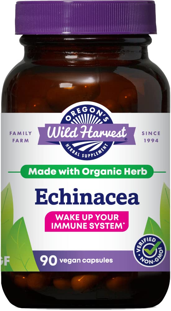 Oregon's Wild Harvest Echinacea Bio Kräuterergänzung, 90 Graf
