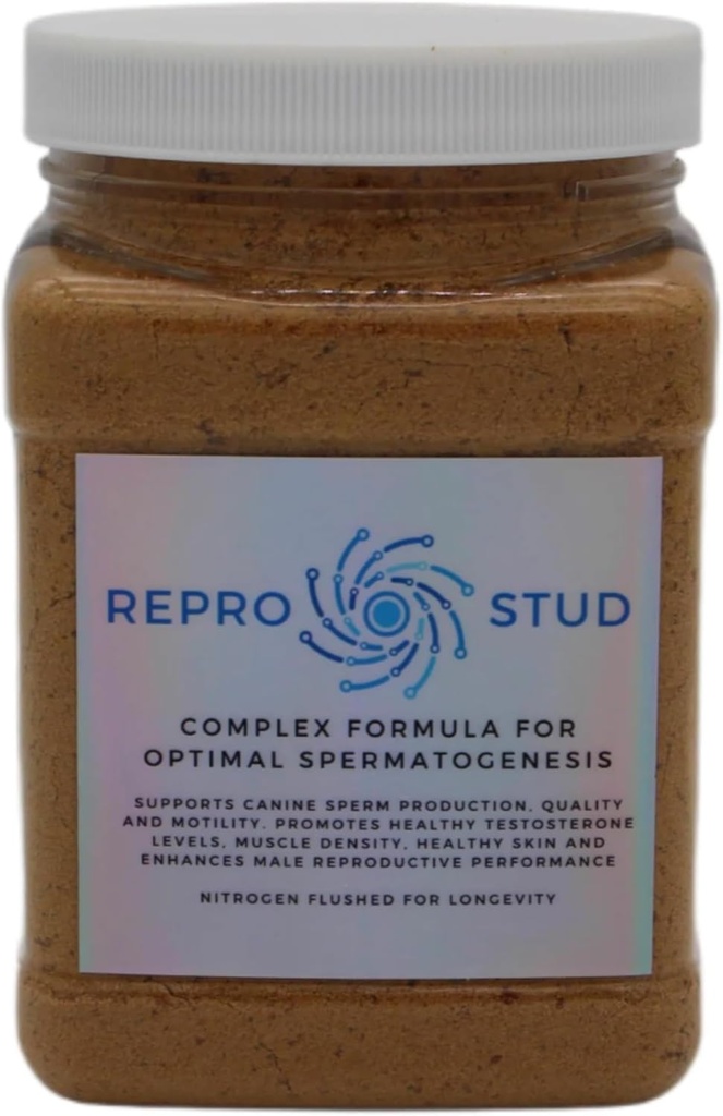 Canine Sperm Enhancer Supplemento – Formula avanzata per la produzione ottimale - Dog Breeding Vital Support, Migliora le cellule riproduttive in cani maschili - ReproStud MaxTM (1 Botlle)