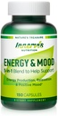 Energy & Mood Supplement – Aumentare l'energia e ridurre la fatica, Supporto Rilassamento – 150 capsule – Non-GMO, 3 ° partito Testato – Innervis Nutrition