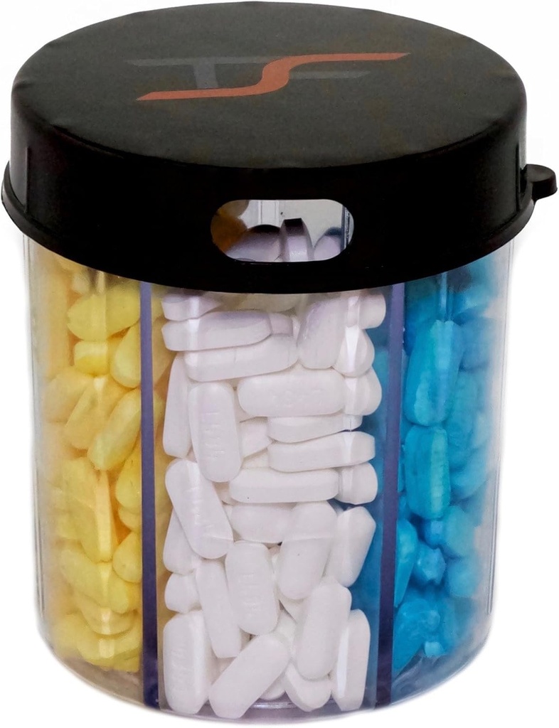 TSF Reise Pille Vitamin Medikamentenhalter Spender Organizer Speicher
