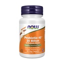 JETZT Nahrungsergänzungsmittel, Probiotic-10TM, 25 Billion, mit 10 Probiotischen Strainen, Dairy, Soy und Gluten frei, Strain Verified, 50 Veg Kapseln