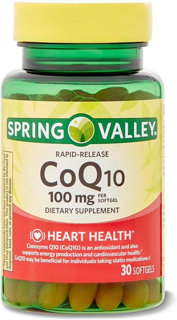 Rapid-Release CoQ10 Nahrungsergänzung, 100 mg, 30 Count