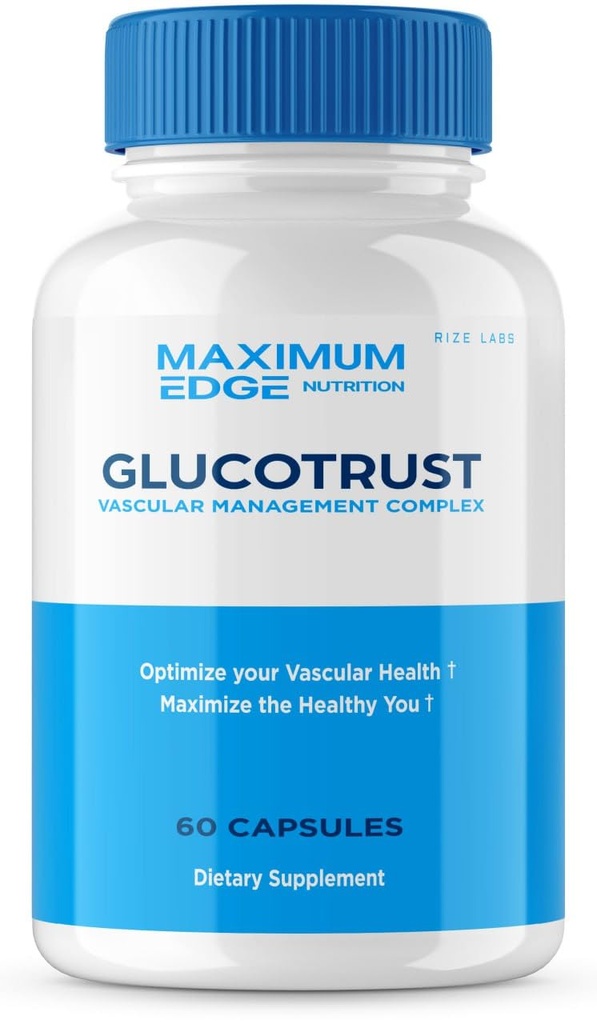 rize labs - Glucotrust Supplemento capsule, Advanced Balance Max Formula Complex Blend Edge (60 capsule)