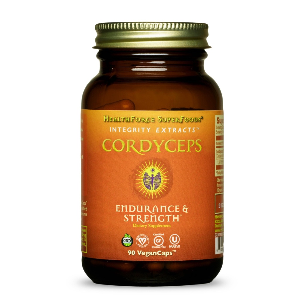 HealthForce Superfoods Integrity Extraits Cordyceps – Capsules - 90 Capsules Vegan