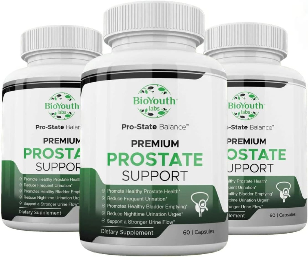 Labs Natürliche Prostata-Gesundheitsergänzung für Männer, 180 Kapseln - Nutritische Mischung aus Knoblauch, Punicalagins, Tribulus Terrestris & Selenium für bessere Urinströmung & Reduziert häufige Urination