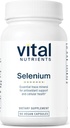 Nutriments vitaux - Sélénium - Support puissant antioxydant - 90 capsules végétariennes par bouteille - 200 mcg