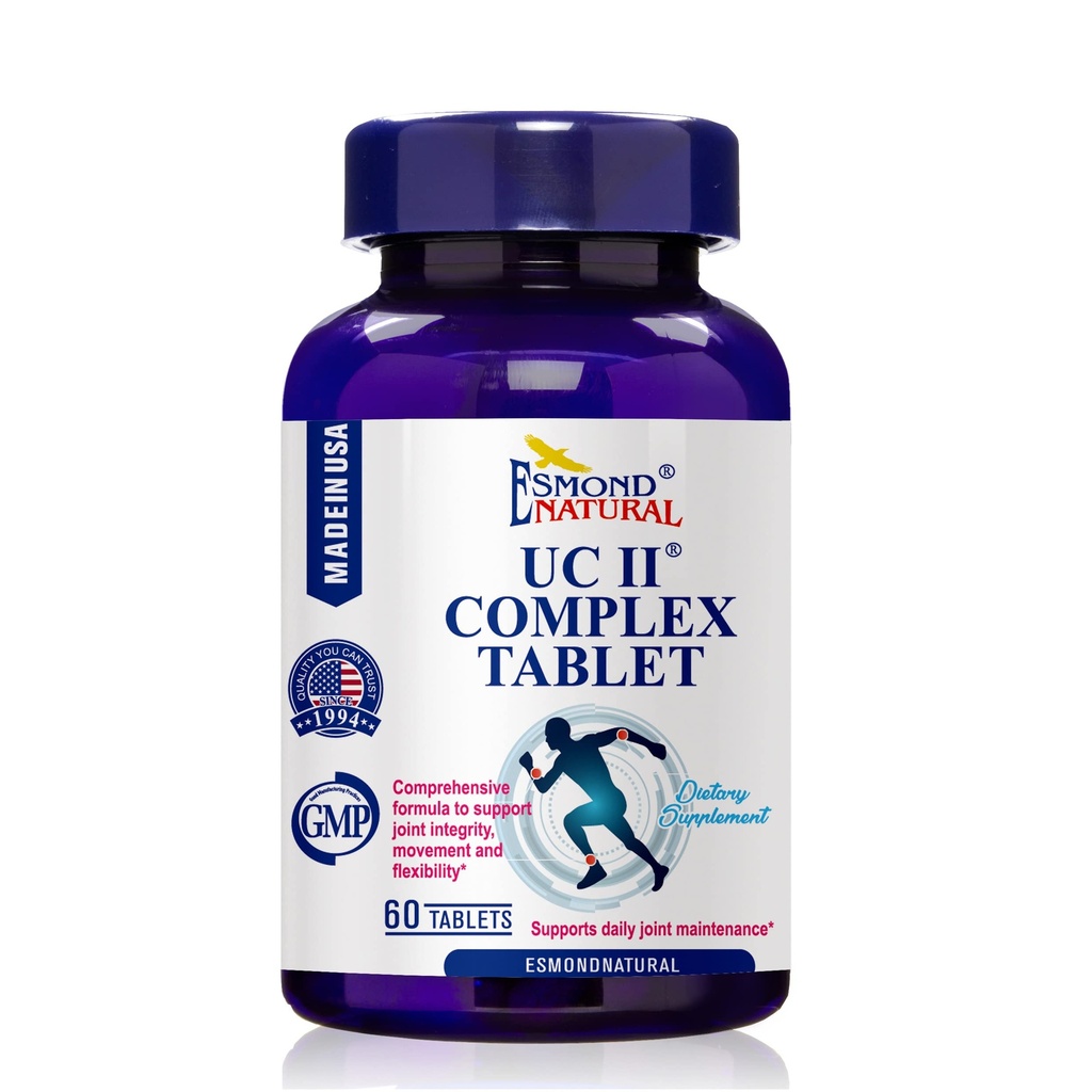 Complesso UC II (Comprehensive Formula to Support Joint Integrity, Movimento e Flessibilità), GMP, Natural Product Assn Certified, Made in USA - 60 Tablet