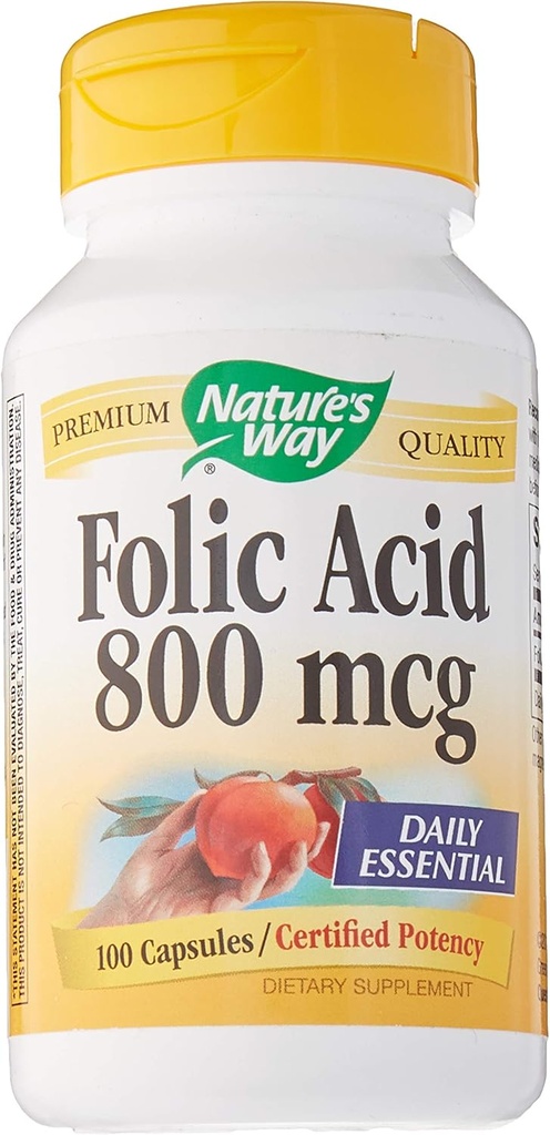 modo naturale acido folico - 800 mcg - 100 capsule, 100 conte