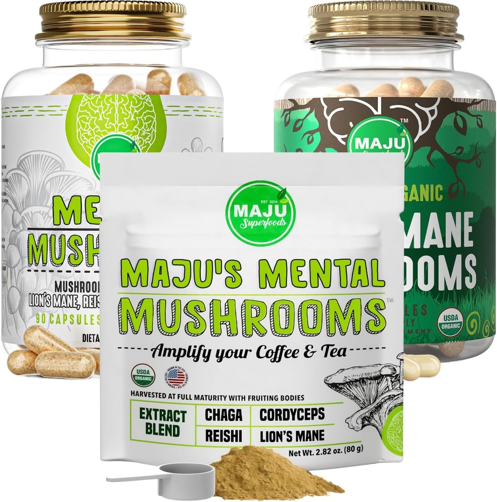 Maju Superfoods Mentale Pilze Bundle