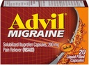 Advil 200 mg flüssige gefüllte Kapseln 20 ea