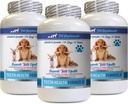 Dog Bad Breath Products - Dog Deeth Health Formula - Complexe de soutien avancé - Santé globale - coq10 pour chiens à croquer - 3 bouteilles (180 comprimés)