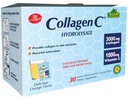 CollagenC® Collagen Peptides Hydrolysate Powder Supplement - Premium Quality Source of Antioxydants - pour le support immunitaire, la peau, les cheveux, les ongles et les articulations support 30 sachets
