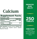 Carbonato di calcio bounty della natura & vitamina D, Supporta la salute immunitaria & Bone Salute, 600mg Calcium & 800IU Vitamina D3, 250 compresse (pacchetto di 2)