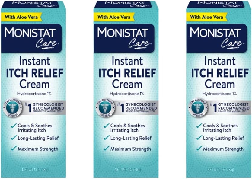Soin Monistat Crème de Relief Immédiate de Démangeaisons Max Strength, Cools & Soothes