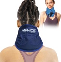 MR.ICE Neck Ice Pack Wrap für Verletzungen Reusable Cold Pack - Gel Ice Pack für Nacken und Schultern mit Plüschunterlage - Kalte Kompresse für Schmerzlinderung, Schwellung, Sportverletzungen