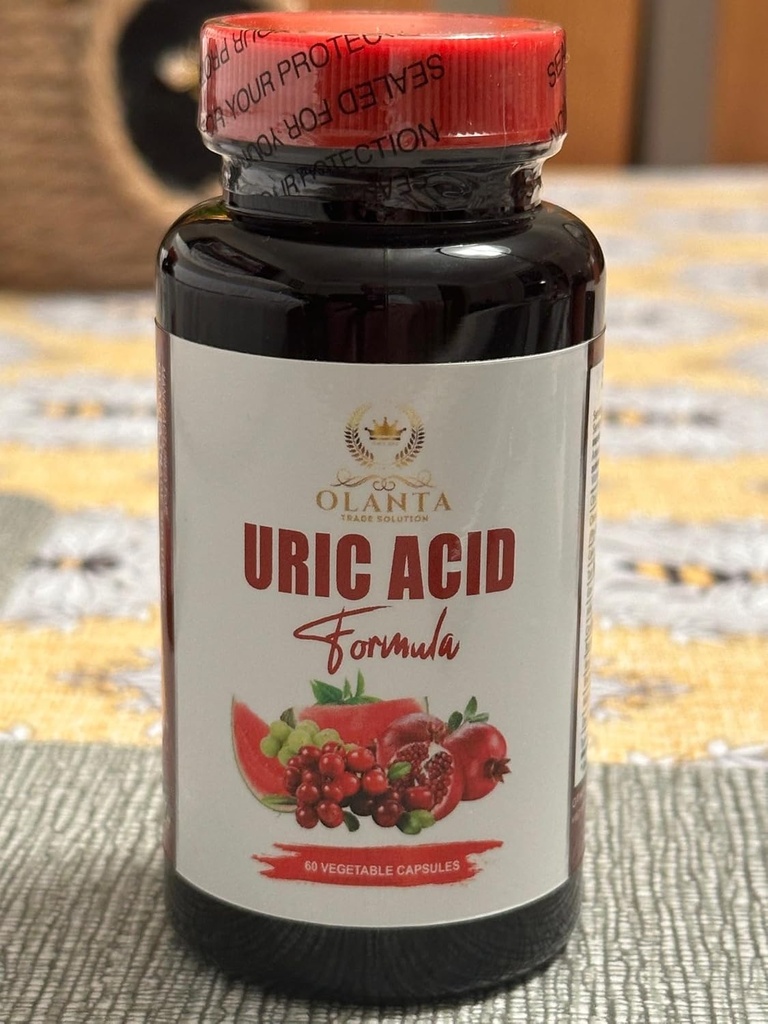 URIC-Säure-Unterstützung - Uric Acid-Unterstützung für Erwachsene, Tart Cherry-Extrakt Kapseln, Joint Healthy Supplement, Natürliche Remedy, Uric Acid Flush - 1 Flasche 60 Kapseln