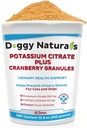 Citrato di potassio più granule di mirtillo 300gm per gatti e cani - Tratta urinaria Support-Helps Deter Formazione di Calcium Oxalate Stones - Deters Bladder & Kidney Stones (Made in U.S.A)