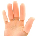 JKcare Large Finger Cots, supporto per maniche in silicone da 10 Pack per la lotta contro la rabbia e l'artrite del pugnale - protettore per il sollievo dal dolore di mais e callo